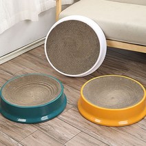 고양이 원형 스크래쳐 미묘 대형, 골판지리필, 필수