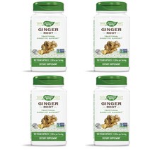네이쳐스웨이 진저 루트 550mg 비건 캡슐, 180개입, 4개