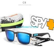 스키고글 눈보호 스키모 SPY KEN BLOCK HELM43 S174 편광 사각 선글라스 반사 미러 스포츠 사이클링 여행 운전 안경 UV400 고글 신제품, 1.55 1
