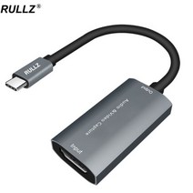 [해외]유형 C 비디오 캡처 카드 4K 1080P USB 2.0 마이크 오디오 비디오 게임 PS4 XBOX 스위치 HDMI 호환 노트북 PC 용 라이브 스트리밍 박스, Z29A