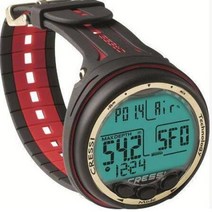 다이빙 컴퓨터 다이버 시계 다이브 스쿠버 신제품, 2.빨간