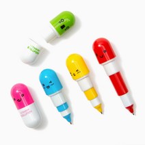 귀여운 비타민 알약볼펜, 레드 UFCPN0011
