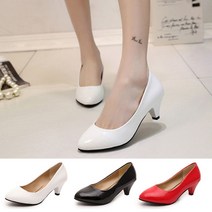 [좋은하루] 6cm힐 기본 여자구두 흰색구두 신발 S/N 2020 NO:8995 _ SG/1210 WS209C06