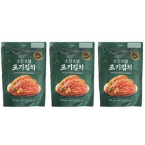 피코크 조선호텔 특제육수 포기김치 1kg x 3팩 냉장, 1kg x 3