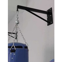 벽면용 샌드백 거치대 핸드백 걸이 철제 권투 브래킷, 블랙 80cm