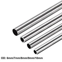 각 파이프 Uxcell 스테인리스 스틸 원형 심리스 스트레이트 OD 길이 6mm 8mm 10mm 2 개, 23.10mm x 1mm