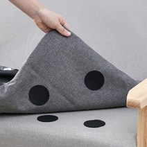 침대 매트리스 벨크로 5p 고정 쇼파 미끄럼방지 매트, 1미끄럼방지패드-원형