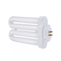 삼파장 스탠드 뉴 27W 6400K 듀얼 U자형 램프 3 파장 FML27EX-D 화이트 감지 3파장 램프, 전구색