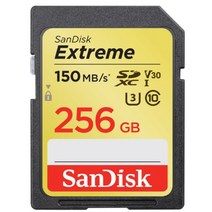 샌디스크 익스트림 SDXC SD카드 SDSDXV5, 256GB