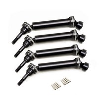 Traxxas 1/16 미니 E-Revo Erevo Summit Slash 4WD RC 자동차 용 4PCS 하드 스틸 프론트 후면 드라이브 샤프트 7151, 하나, 보여진 바와 같이