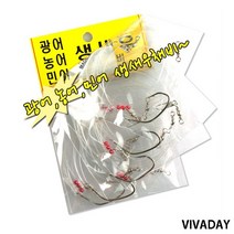 ST 국산 조이 생새우채비 농어바늘, 22호