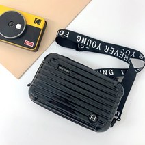 코닥 미니샷 레트로 2 3 파우치 카메라 케이스 하드 방수 즉석 폴라로이드, 블랙