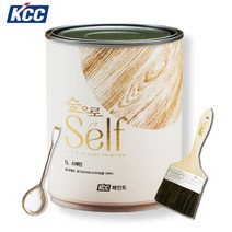 KCC 숲으로셀프 스테인 친환경 수성 오일스테인 1L, 화이트