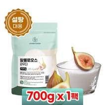 알룰로스 파우더 가루 자연에서 찾은 설탕 대신 대용 대체 대체제 알룰로오스 아룰로스 (+계량스푼 증정), 1팩, 700g