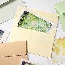 아트박스/투영 파스텔 청첩장 & 엽서봉투 100장입, 블루
