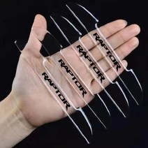 4pcs 자동차 도어 충격 방지 포드 f150 랩터 svt 픽업 트럭 액세서리, 03 RAPTOR black