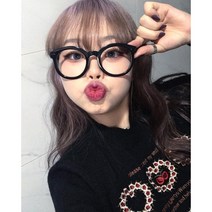 [올드미키] [당일출고] 얼굴작아보이는 블랙안경
