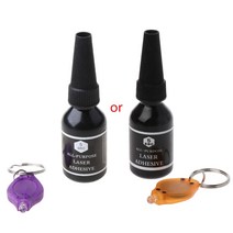 견고한 15ml 5 초 UV 접착제 미니 램프 햇빛 경화 투명 유리 본딩 수리 키트, 한개옵션0
