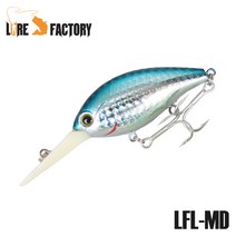 루어팩토리 LFL-MD 미들러 크랑크베이트 배스 루어, 04-291873, 1개