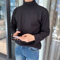 올멋 치즈 후리스 반폴라 맨투맨