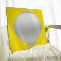 두꺼비집 배전함 가리개 풍수 잉어 달항아리 석류 캔버스 그림 액자 방꾸미기, 29 행운 달항아리