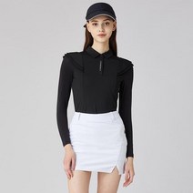 애저웨이골프 플라워메인 카라티셔츠_블랙