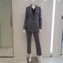 린 NC13 체크원버튼 정장자켓 . LGJKKJ9900