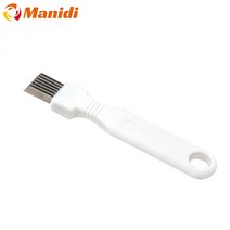 Manidi야채 분쇄기 스테인레스 스틸 대파 절단기 대파 절단기 야채 절단기 슬라이서 1 개, 1pcs, 폴란드