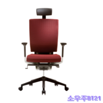 시디즈 T55 서재 사무실 회의실 의자 T550HLDA_DR 기능성의자(더블라셀), 레드