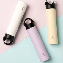 바보사랑 마나 뉴요커 텀블러 295ml 5color LS.꾸미기 좋은날, 상세설명 참조, 파스텔옐로우