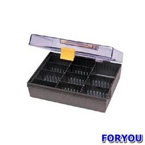 ForU674 매표 플라스틱 인장함 소 인주 인장통 도장보관함