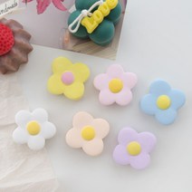 가든플라워 자동차 석고방향제 차량 송풍구 방향제 석고리필액5ml 증정 답례품 기념품 선물, 스카이블루, 꽃잎5, 화이트머스크