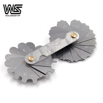 S/S 반경 게이지 게이지 필렛 34pcs 세트 R1-7mm 잠금 장치 측정 도구, 보여진 바와 같이