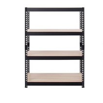 스피드랙 V2 스탠드선반 4단 1100 x 400 x 1200 mm, 블랙