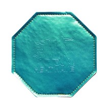 히트웨이브 팔각 미니 버팔로 가죽 볼타월, No.6 라이트 틸