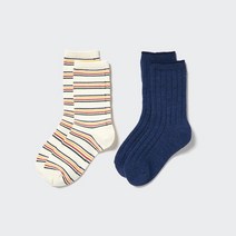 유니클로 KIDS히트텍삭스2P(보더)