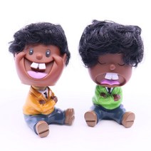 [쓰리몰] 그때 그 시절 추억의 못난이인형(건치) 장식품 인테리어소품 집들이선물, 심술쟁이