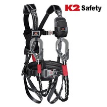 K2안전벨트 KB-9503Y 전체식 IUA19926 더블죔줄, 블랙