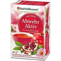 유럽홍차 바드 하일브루너 허브 액티브 필터 백 팩 (팩 of 20) 독일 약용차 천연허브 수면에 도움 천연허브 티백 필터 백 Bad Heilbrunner, 21개