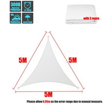 천막사 글램핑제작 텐트 우레찬창 비닐쉘터 천막공사 이글루비닐텐트 우레탄쉘터 천막제작 방수천막제작 화이트 모든 크기 방수 태양 그늘 항해 사각형 삼각형 정원 테라스 캐노피 풀, 5x5x5m