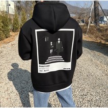 펜톤 레옹 마틸다 남녀공용 네오프렌 오버핏 후드 맨투맨