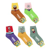 여자중목 패션양말 스폰지밥 메롱시티 5종색상 택1