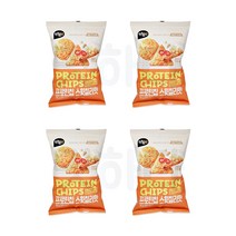 프로틴칩 스윗칠리맛 단백질과자 건강간식, 4개, 50g