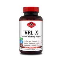 Olympian Labs VRL-X Advanced Immune Support Vitamin C Zinc & Lysine May Aid in Cold Sore Relief