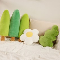 [카카오프렌즈 에이프릴샤워 형태 쿠션]바디필로우 쿠션 등받이쿠션 여름방석 좌식쇼파 쿨링방석 의자등받이 허리쿠션 등쿠션 대형쿠션 침대헤드보드 삼각쿠션 의자허리쿠션 바디필로우인형, 나뭇잎