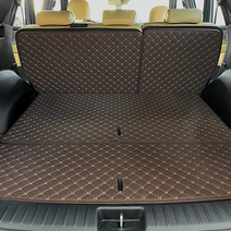 쏘렌토 mq 4 트렁크매트 차박매트 프리미엄 퀼팅 고급형, 브라운, 5인승(분리형)