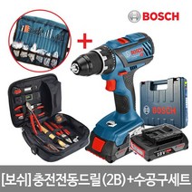 보쉬 충전전동드릴세트_GSR 18V-282B_PRO2