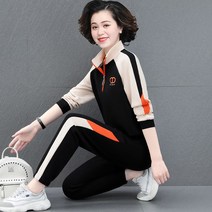 짐웨어 트레이닝복 빅사이즈 여성 땀복 트레이닝셋업 레저 캐주얼 츄리닝