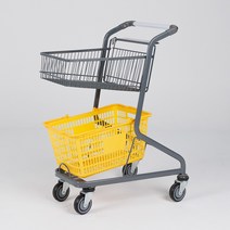 러브카트 2단카트 마트카트 바구니카트 쇼핑카트, 철바스켓형