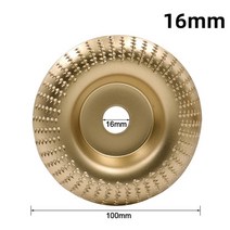 4인치 앵글 그라인더 나무 조각 디스크 목공 쉐이핑 휠 16/22mm 보어 대한 연마 로타리 도구, 01 Gold-16